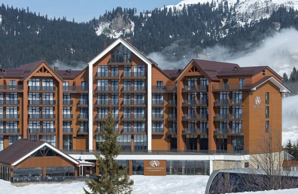 5-star hotel in winter