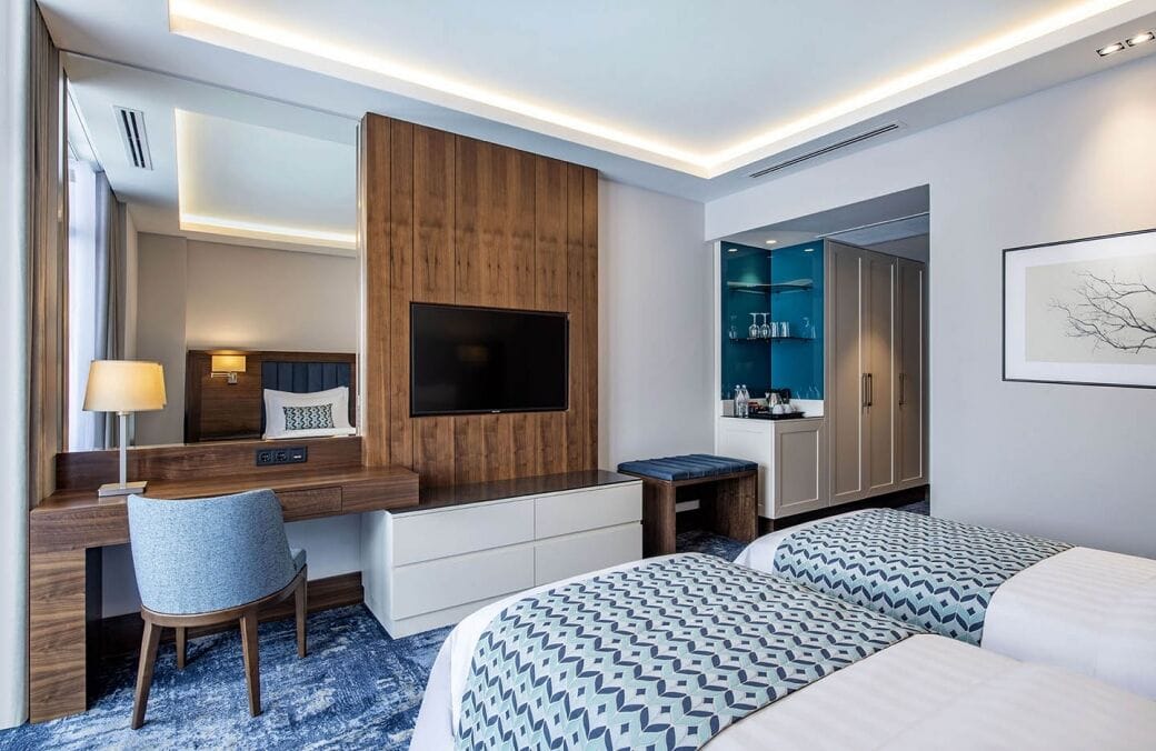 Hotel twin room