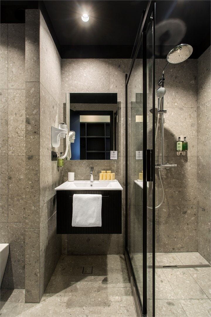 Superior twin bathroom